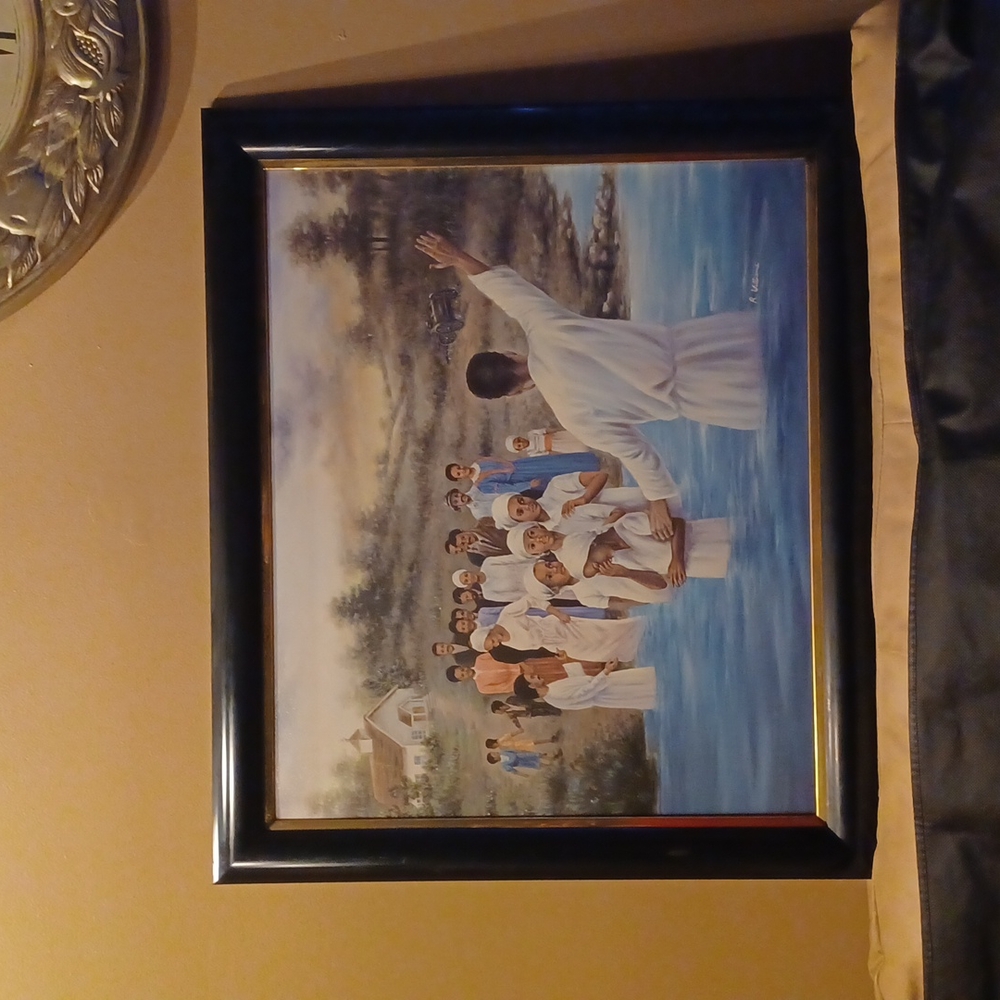 Oil paintings of Jesus baptism (original)